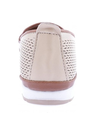 Dgn 201-1-22y Kadin Lazer Baskili Comfort Ayakkabi 201-1-2135-R0919 Krem