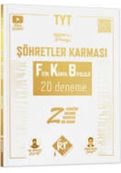 Kr Akademi Yayınları 2024 Tyt Şöhretler Karması Fizik - Kimya - Biyoloji 20 Deneme