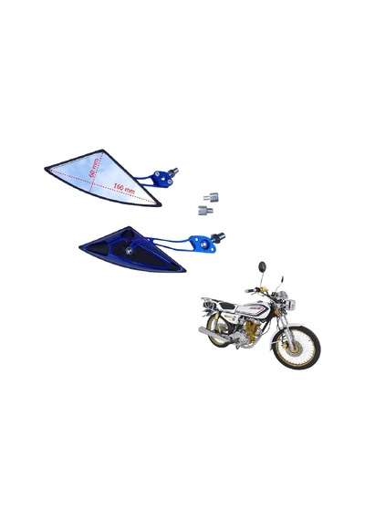 Arora Cg 100 Modifiye Sport Ayna Mavi Renk Ayna Takim