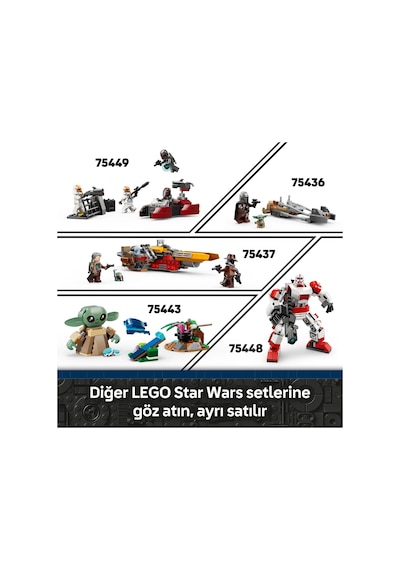 LEGO® Star Wars™ BB-8™ Astromech Droidi 75452 - 10 Yaş ve Üzeri Çocuklar için Figür İçeren Yaratıcı Oyuncak Yapım Seti (569 Parça)