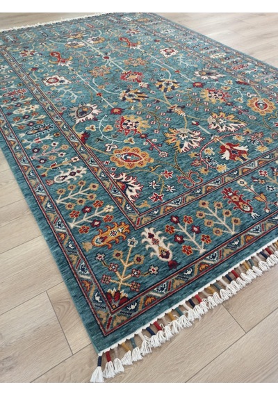 Çam Halı Sultani 805 Yeşil Yün Ve Bambu İle Özel Tezgahlarda Üretilen Otantik Desenli El Emeği Modern Uşak Halısı Gri Çam Halı Sultani 805 Yeşil Yün Ve Bambu İle Özel Tezgahlarda Üretilen Otantik Desenli El Emeği Modern Uşak Halısı Gri