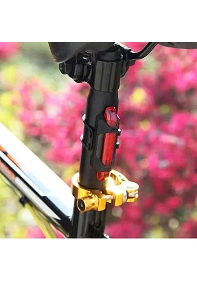 Relefree Usb Şarjlı Bisiklet Led Arka Stop Lambası Kırmızı, Süper Parlak Arka Lamba, Entegre Pil Ve Usb-kablosu Çok Renkli