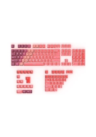 Klavye Keycaps Tuş Başlıkları, 153 Tuş, Pbt Boya Süblimasyonlu Pc Mekanik Klavye Uyumludur.