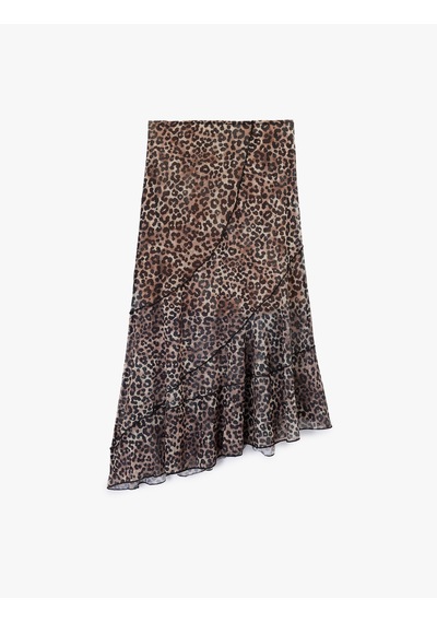 Koton Asimetrik Kesim Katlı Leopar Desenli Midi Etek Kahverengi Desenli 6wal70028ık Kahverengi Desenli Koton Asimetrik Kesim Katlı Leopar Desenli Midi Etek Kahverengi Desenli 6wal70028ık Kahverengi Desenli