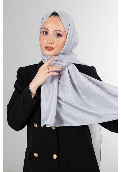 Harem Scarf Brisa Vual Şal Gümüş Çok Renkli