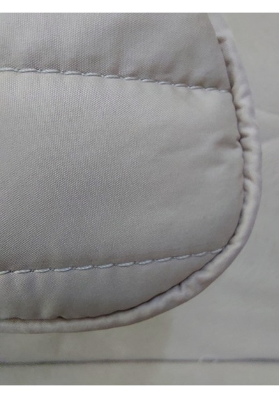 Newish Polo Portföy Stil Çift Gözlü Makyaj Ve El Çantası-dokulu Model Bej