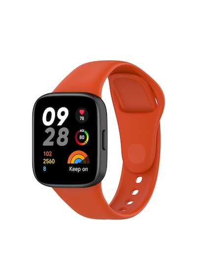 Xiaomi Redmi Watch 3 Uyumlu Krd-81 Uyumlu Nvth Kordon-turuncu