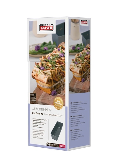 Kaiser La Forme Plus Ekmek Kalıbı 35 Cm Siyah