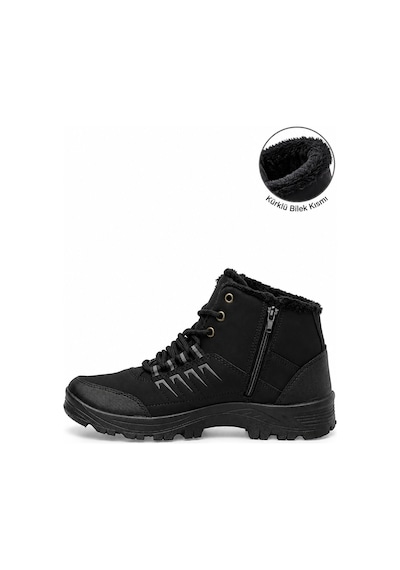 Vojo Fix İçi Tüylü Fermuarlı Günlük Outdoor Erkek Bot 267800001917 01 Siyah
