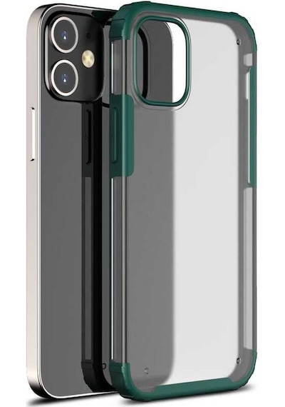 Apple Uyumlu iPhone 12 Mini Uyumlu Zore Volks Kılıf-koyu Yeşil Koyu Yeşil -