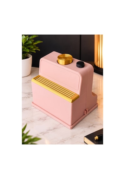 Sincara Home Coffee Print Kahve Üzeri Desen Yapma Makinesi Latte Art Ve Kahve Köşesi Aksesuarı 3d Baskı Kahve Sunumuna Yeni Bir Devrim Pembe - Altın