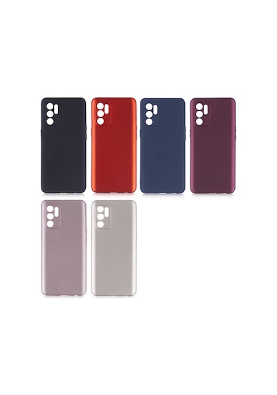 Zore Reno 6 4g Kılıf Nvth Premier Silikon Kapak - Kırmızı