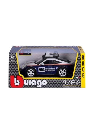 Bburago 1/24 Racing Porsche 911 Dakar Mavi