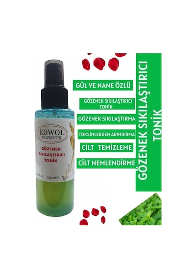 Edwol Gül ve Nane Özlü Gözenek Sıkılaştırıcı Tonik 100 ML