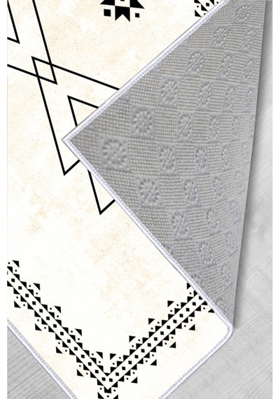 Rovigo Home Dijital Baskı Yıkanabilir Kaymaz Taban Salon Halısı RVG0179-SD1033 Çok Renkli