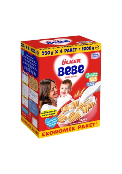 3 Adet Ülker Bebe Bisküvisi 1 Kg