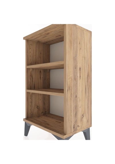Arges Komodin 2 Raflı 44x30x80 Çam-çam Çam