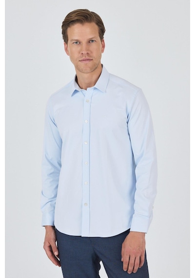 İmza Uzun Kol Düz Bez Ayağı Sert Yaka Cepsiz Pamuklu Classic Slim Fit Gömlek 1004250211 Koyu Mavi İmza Uzun Kol Düz Bez Ayağı Sert Yaka Cepsiz Pamuklu Classic Slim Fit Gömlek 1004250211 Koyu Mavi