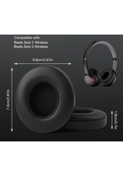 Mrstoys Beats Solo 2 Solo 3 Uyumlu Kulaklık Pedi Süngeri Yastığı
