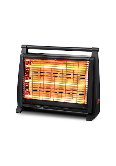 Luxell LX-2832 Deluxe Soba Tipi Siyah Isıtıcı 1500W