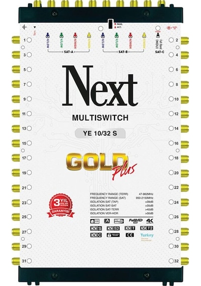Next Ye-10/32 Sonlu-Kaskatlı Santral Multiswitch
