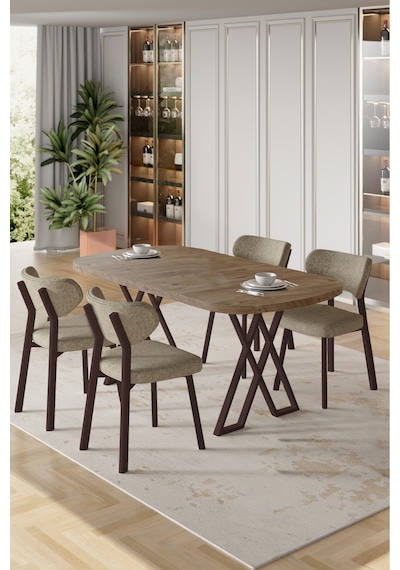 Canisa Axton Serisi Sabit Mdf 90x168 Atlantik Çam Mutfak Masa Takımı 4 Cappucino Sandalye Atlantik Çam Masa Cappucino Sandalye Canisa Axton Serisi Sabit Mdf 90x168 Atlantik Çam Mutfak Masa Takımı 4 Cappucino Sandalye Atlantik Çam Masa Cappucino Sandalye