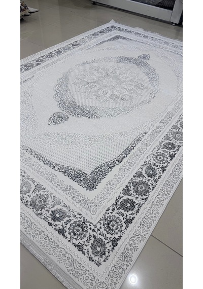 Safyün Halı Kadife Kf504 Gri 200 X 290 Renkli