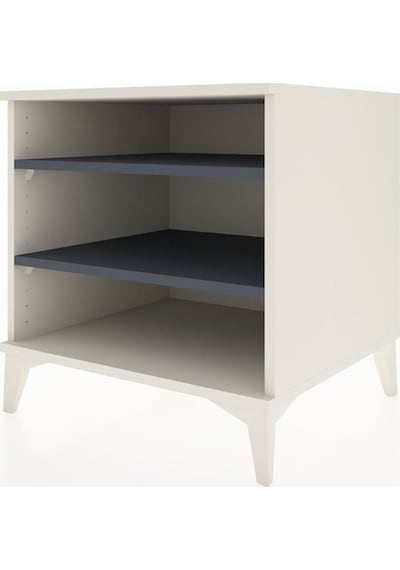 Kronos Komodin 2 Raflı 60x59x64 Aytaşı-antrasit Aytaşı