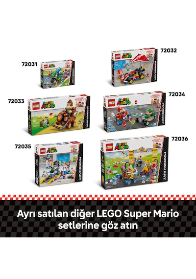 LEGO® Super Mario™: Mario Kart™ – Toad’un Garajı 72035 - 8 Yaş ve Üzeri Koleksiyonluk Yaratıcı Oyuncak Yapım Seti (390 Parça)