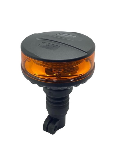 9v-30v Çakar Tepe Lamba Ledli Boru Tip Sarsıntıya Dayanıklı Fonksiyonlu Turuncu 117 173 Mm E9