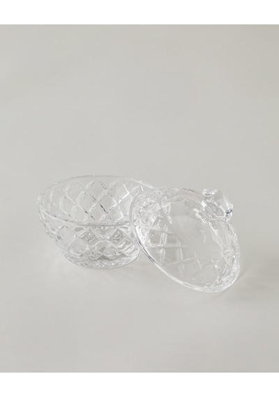 English Home Diamond Gleam Cam Şekerlik 9,5x10 Cm Şeffaf