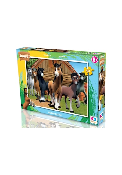 Ks Games 50 Parça Trt Doru Kutulu Çocuk Puzzle - Doru709