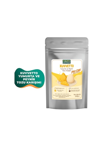 Kuvvetto Procan Yumurta Ve Peynir Tozu Karışımı 200 Gram