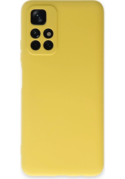 Uryport Xiaomi Redmi Note 11t Kılıf Nano İçi Kadife Silikon - Sarı