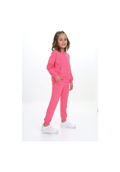 Toontoy Kids Toontoy Kız Çocuk Damla Nakışlı Eşofman Takım Fuşya
