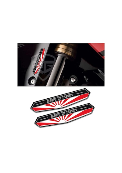 3D Motosiklet Çıkartma Araç Motor Etiket Sticker Made İn Japan Edition