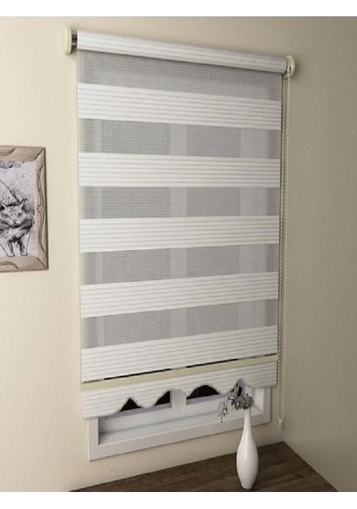 Networkavm Pliseli Beyaz Mz480 Stor Zebra Perde 230 X 221 Beyaz