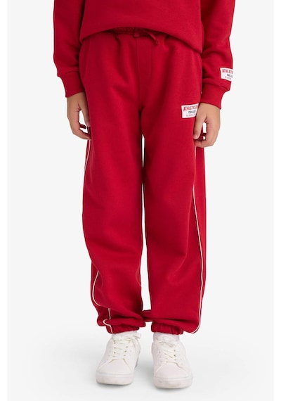 Defacto Erkek Çocuk 2li Takım Baskılı Sweatshirt Eşofman Altı G5644a825cwbr244 Kırmızı-br244