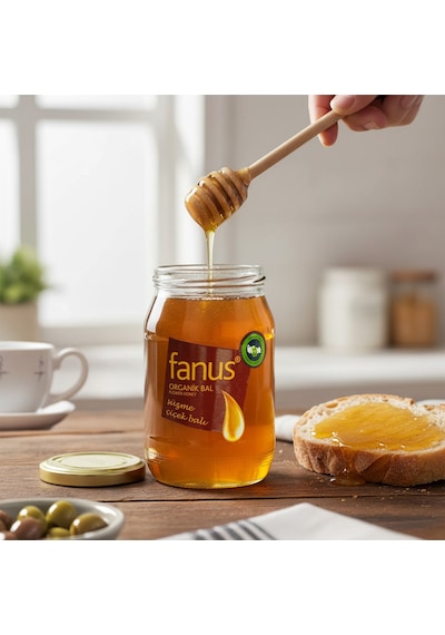 Fanus Organik Süzme Çiçek Balı 460 G