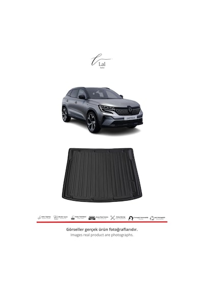 Renault Austral Mild Hybird 2023+ 3d Havuzlu Paspas Bagaj Havuzu