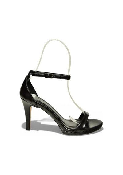 Fox Shoes Y569716909 Siyah İnce Topuklu Kadın Abiye Ayakkabı Siyah