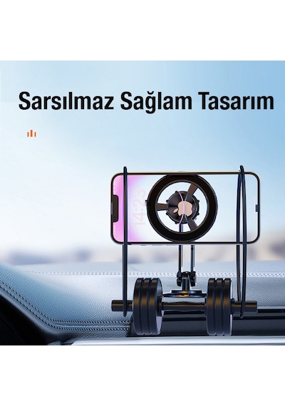 Ally Czy-f82y 360 Dönebilen Magsafe Araç İçi Telefon Tutucu