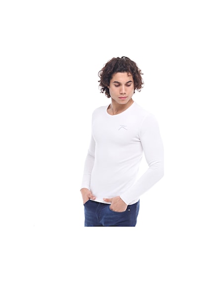 Kappa Raru Uzun Kollu T-Shirt Vesper Beyaz