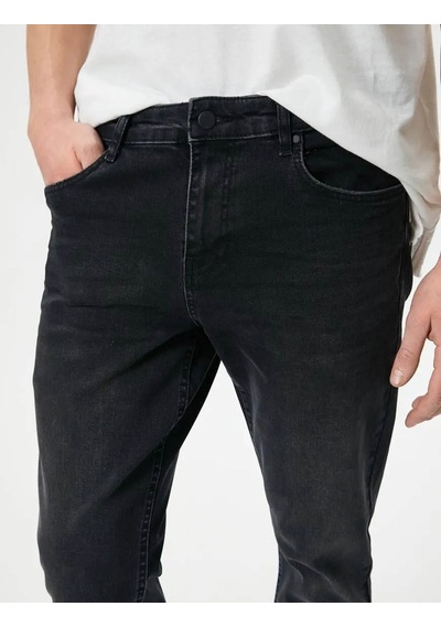 Koton Erkek Jean Pantolon Siyah - Brad Jean 4sam40003nd 24yy59000082 Y5901 Siyah