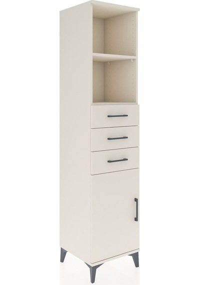 Hyperion Dolap 3 Raflı 3 Çekmeceli Tek Kapaklı 44x44x195 Aytaşı-aytaşı Aytası Hyperion Dolap 3 Raflı 3 Çekmeceli Tek Kapaklı 44x44x195 Aytaşı-aytaşı Aytası