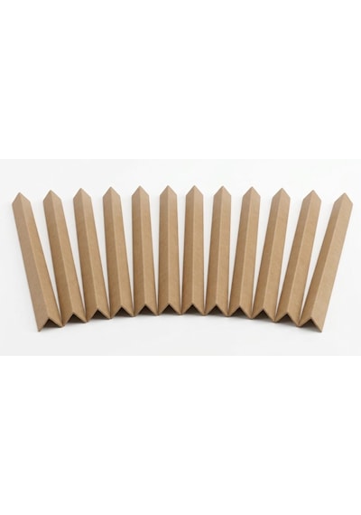 Kraft Karton Palet Koli Köşebent - Koli Kenar Köşe Koruyucu - 1 Metre X 4 Cm X 3 Mm - 10 Adet