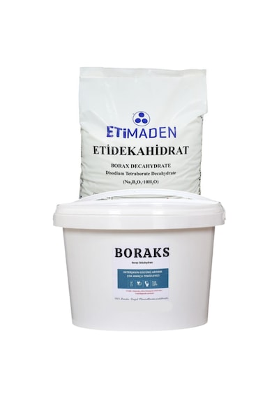 Doğal Borax 4500 Gr Perde, Çamaşır Ve Banyo Temizliği Temizlik Karbonatla Uyumlu