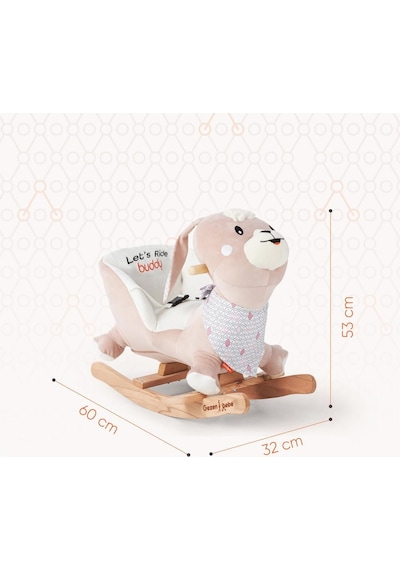 Buddy Sallanan Arkadaş - Bunny Bej Buddy Sallanan Arkadaş - Bunny Bej