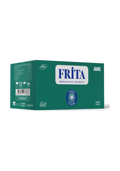 Aak Frıta Kutulu 10 Kg Profesyonel Kızartmalık Ve Pastacılık Yağı / Endüstriyel Kullanım