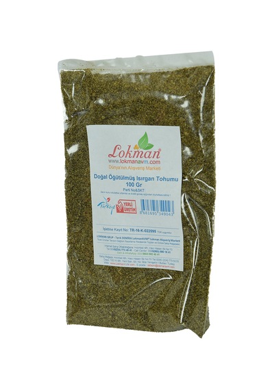 Lokmanavm Isırgan Tohumu Doğal Öğütülmüş 100 G Paket